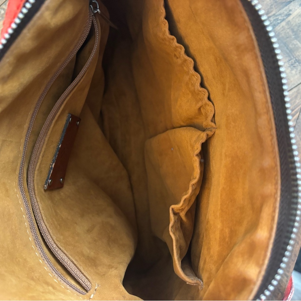 Patricia Nash Avellino crossbody bag made of Italian leather - Picture 7 of 8